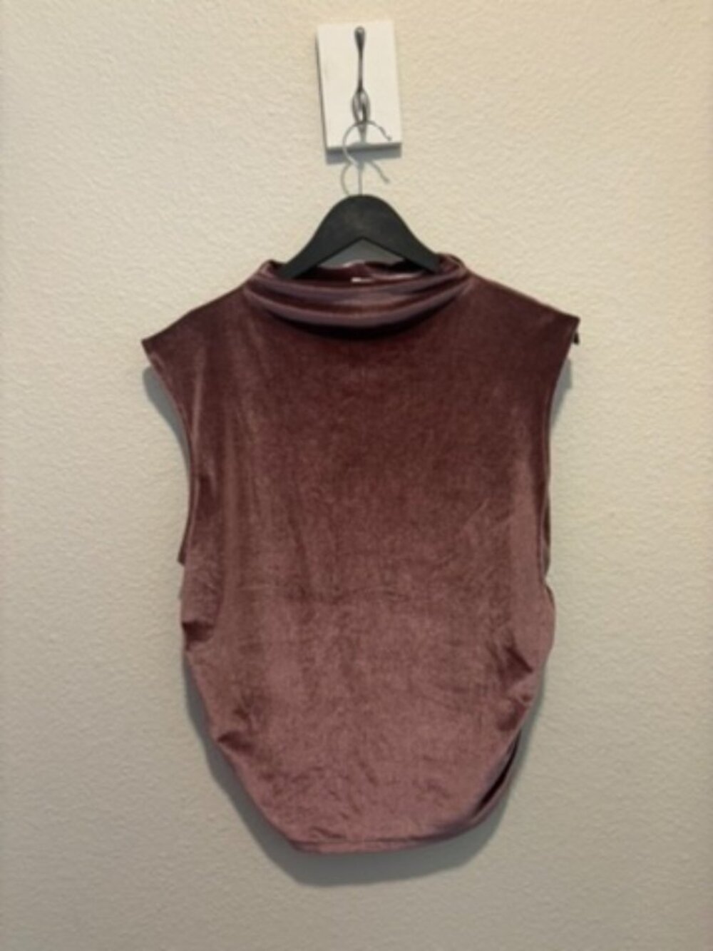 A new day Purple High Neck Target Tank Top